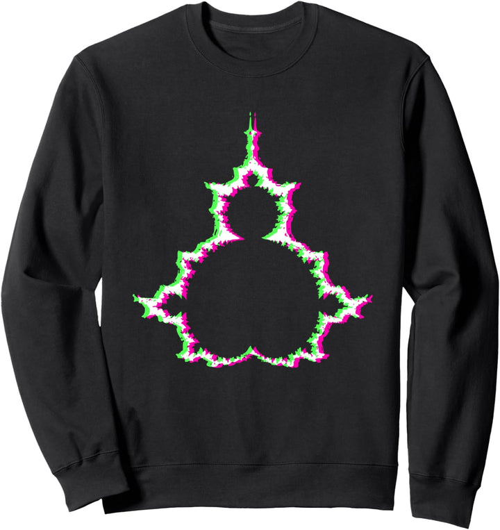 Psychodelische Mandelbrotmenge - Abstraktes Apfelmännchen Sweatshirt