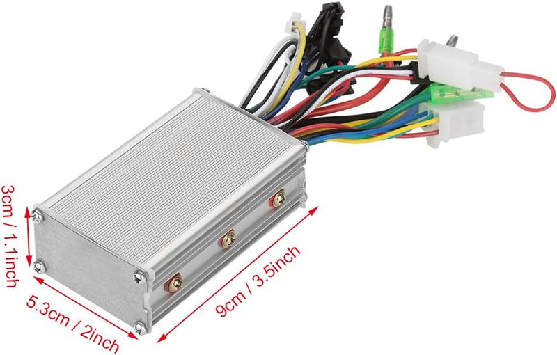 Brushless Controller 36V / 48V 350W Aluminiumlegierung E-Bike Brushless Motor Controller für Elektro