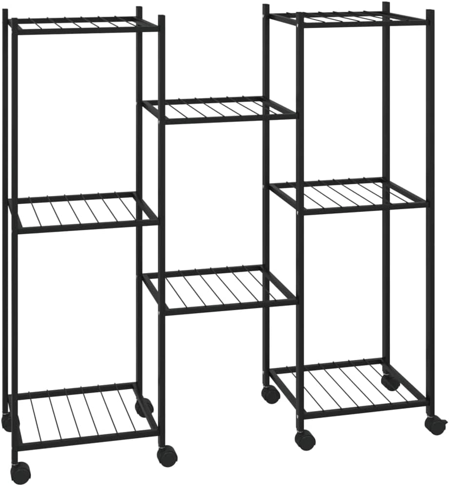 puraday 83x25x83,5 cm Blumenständer Metall Blumenständer Balkon Blumenständer Draussen Blumenständer