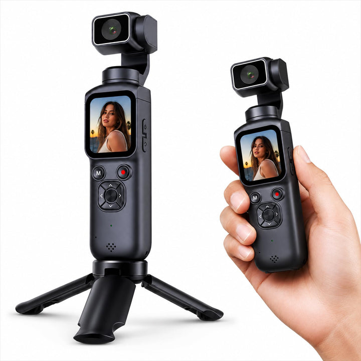4K Vlogging Kamera Vlog Handkamera mit KI Gesichtserkennung &amp; App Anbindung