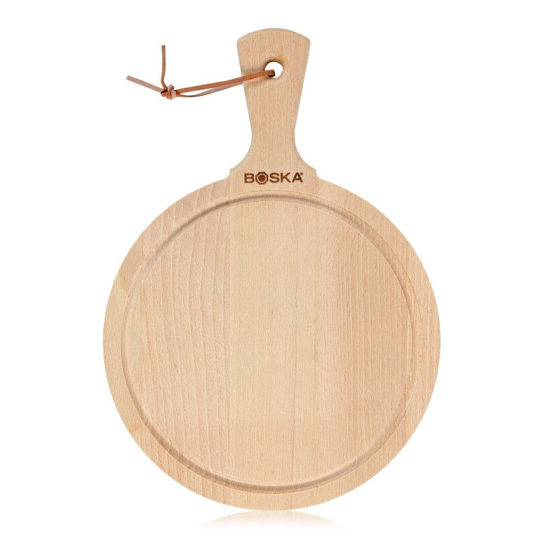 Boska Servierbrett Rund Amigo M/für das Präsentieren von Käse und Snacks / 23,4 cm/Holz/Braun / 335