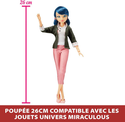 Bandai - Miraculous Ladybug - Ankleidepuppe 26 cm mit zwei Outfits - Ladybug - P50355