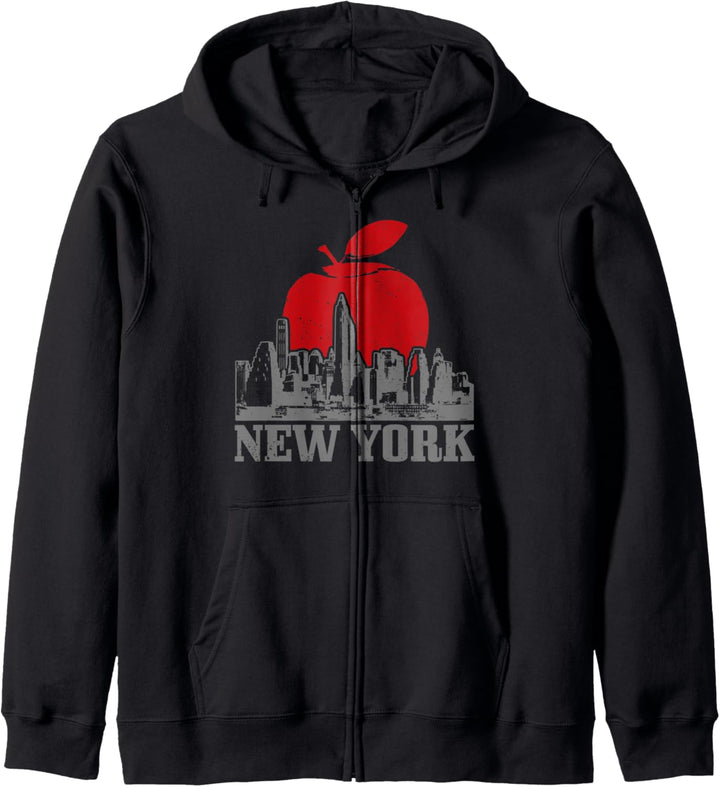 New York City Skyline Big Apple NYC NY Manhattan Souvenir Kapuzenjacke
