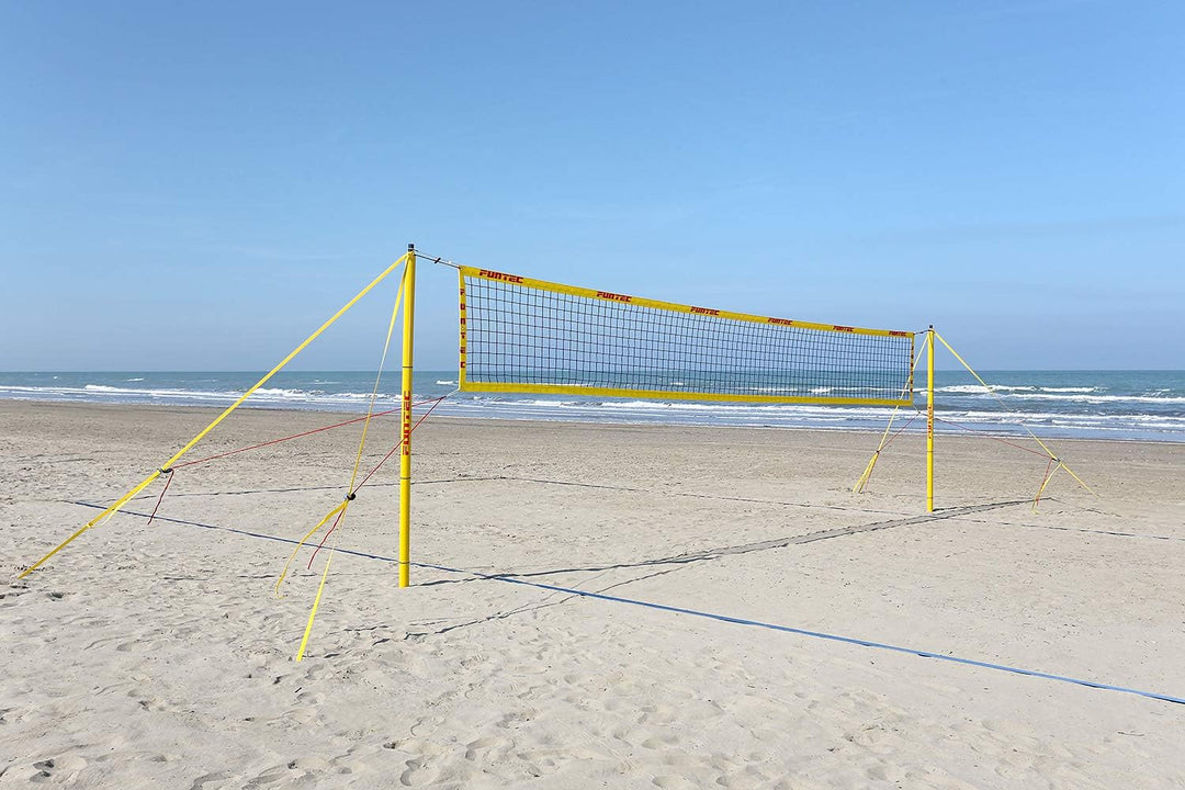 Funtec Bundle: Beach Champ Set + Beach Basic Courtline (50 mm) + Netzantennen