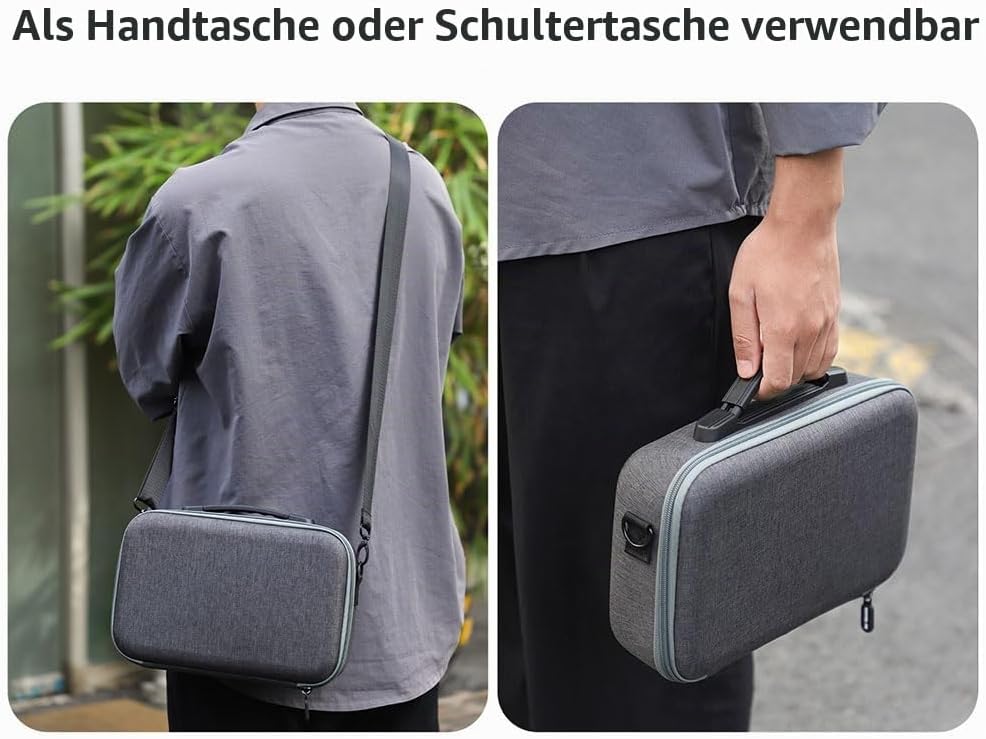 Harte Tragetasche für DJI Neo, kompatibel mit RC 2, Reise-Schutz-Umhängetasche und Zubehör