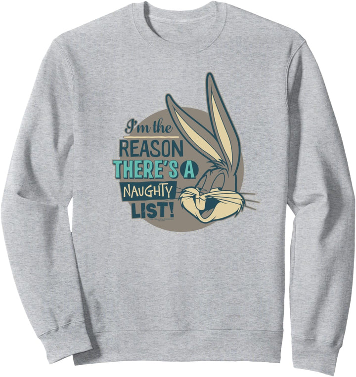 Looney Tunes Bugs Bunny Naughty Christmas Weihnachten Sweatshirt