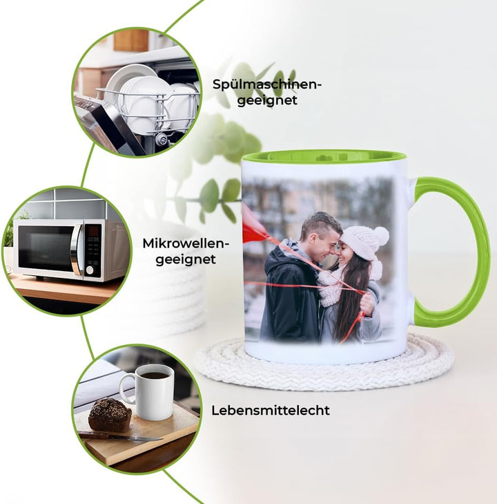Personalisierte Tasse | personalisiert mit Foto oder Text | Tasse mit Bild | Geschenkidee | Fototass