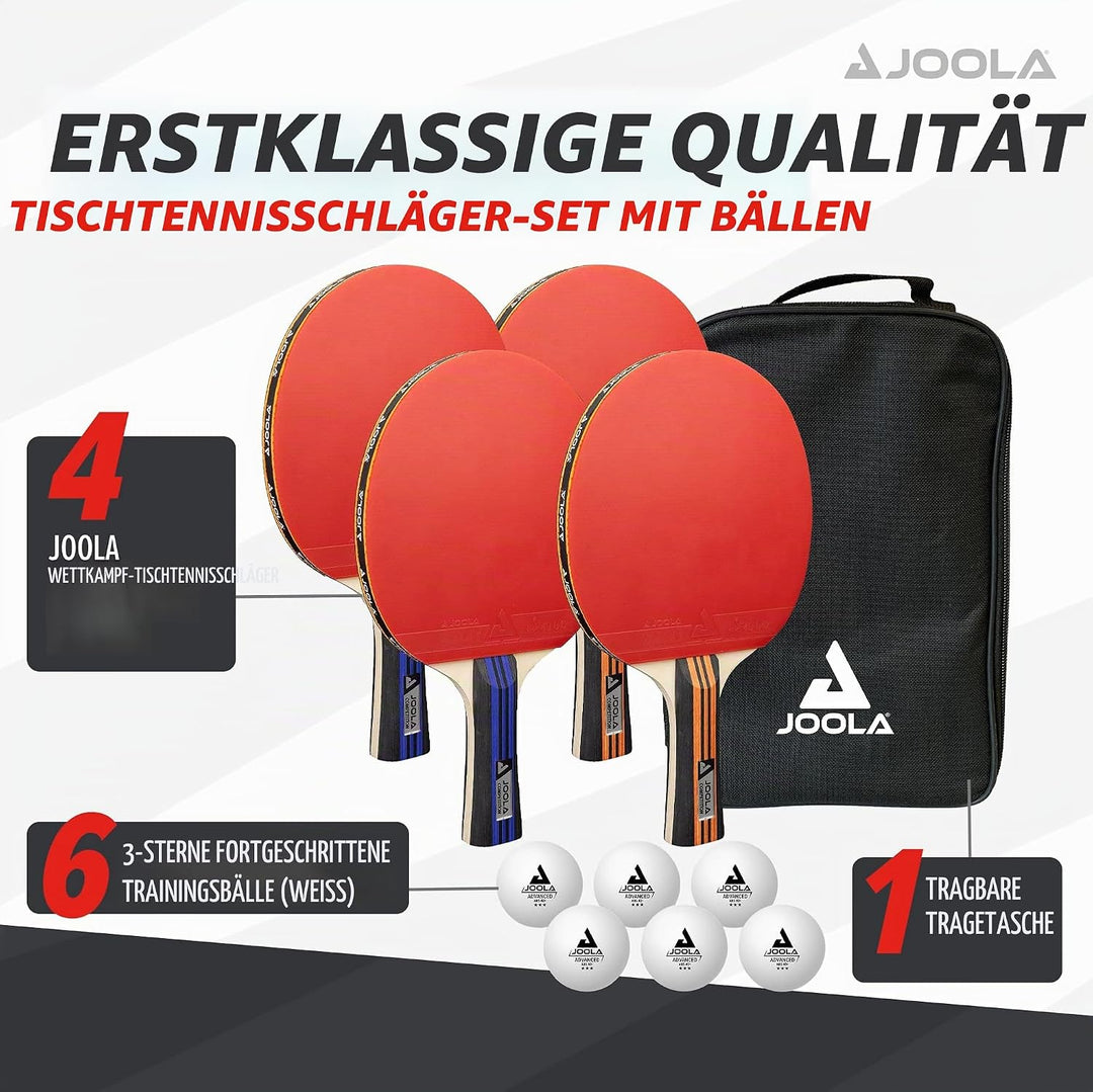 JOOLA Tischtennistisch, Profi Outdoor Tischtennisplatte, Wetterfest - 6 mm Aluminium-Kunststoffverbu