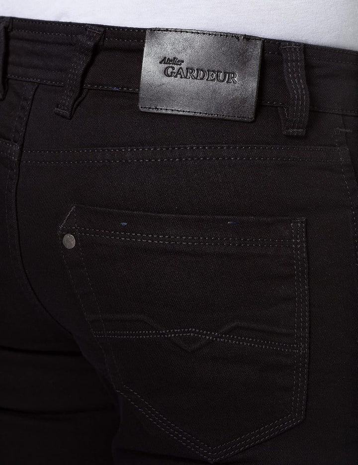 Atelier GARDEUR Herren Batu Jeans 38W / 34L Black Denim 799, 38W / 34L Black Denim 799