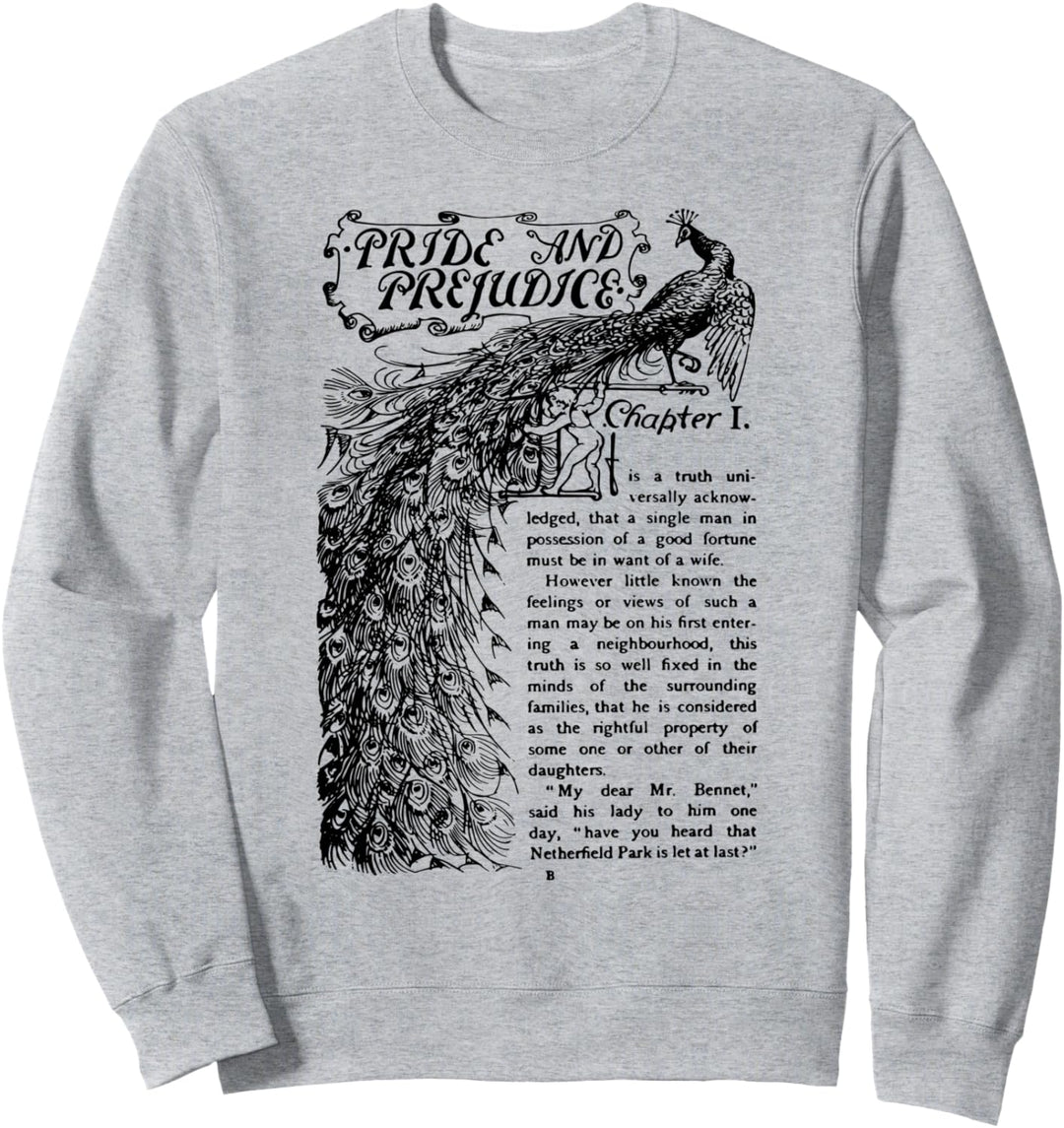 Stolz und Vorurteil Jane Austen Gifts Book Lover für Frauen Sweatshirt