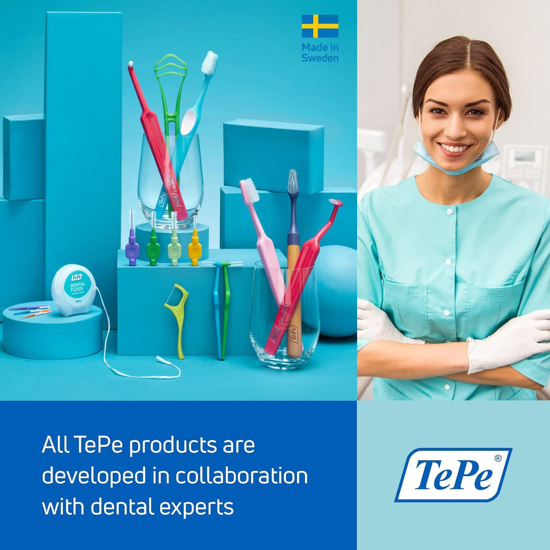 TePe Interdentalbürsten Original BLAU 0,6 mm, 25 Stück (1er Pack) Blue 0.6mm, Blue 0.6mm