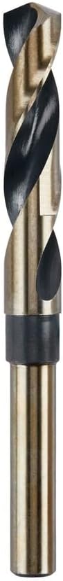 Dewalt DW1623 Spiralbohrer-Bit, Schwarzoxid, 1/2-Zoll-Schaft, reduzierter Schaft, 11/16 Zoll, 11/16