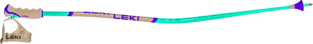LEKI Unisex-Adult Skistock 115 Bright Red - Black - Neon Yellow, 115 Bright Red - Black - Neon Yello