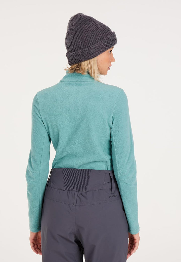 Protest Damen 1/4-reissverschluss MUTEZ XXL Crocodile Green, XXL Crocodile Green