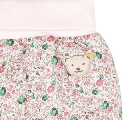 Steiff Baby-Mädchen Baumwollhose Printed Hose 92 Barely Pink, 92 Barely Pink