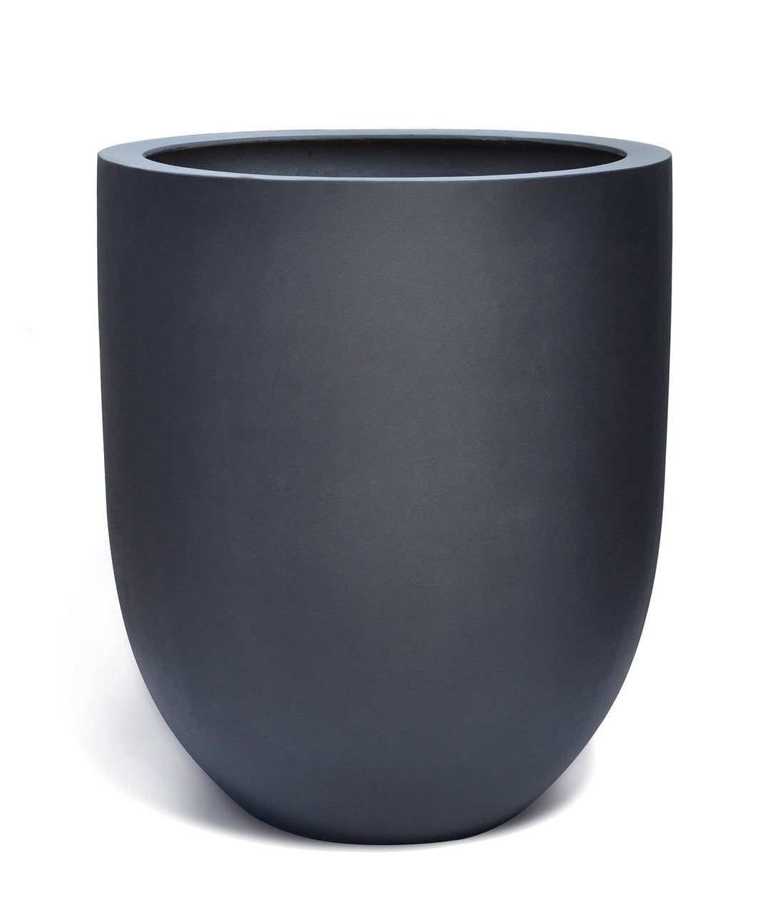 Pflanzkübel Tall Egg Pot 50 Anthrazit Schwarz Rund * 52 x 61 x 61 cm * 10 Jahre Garantie, 52x61x61