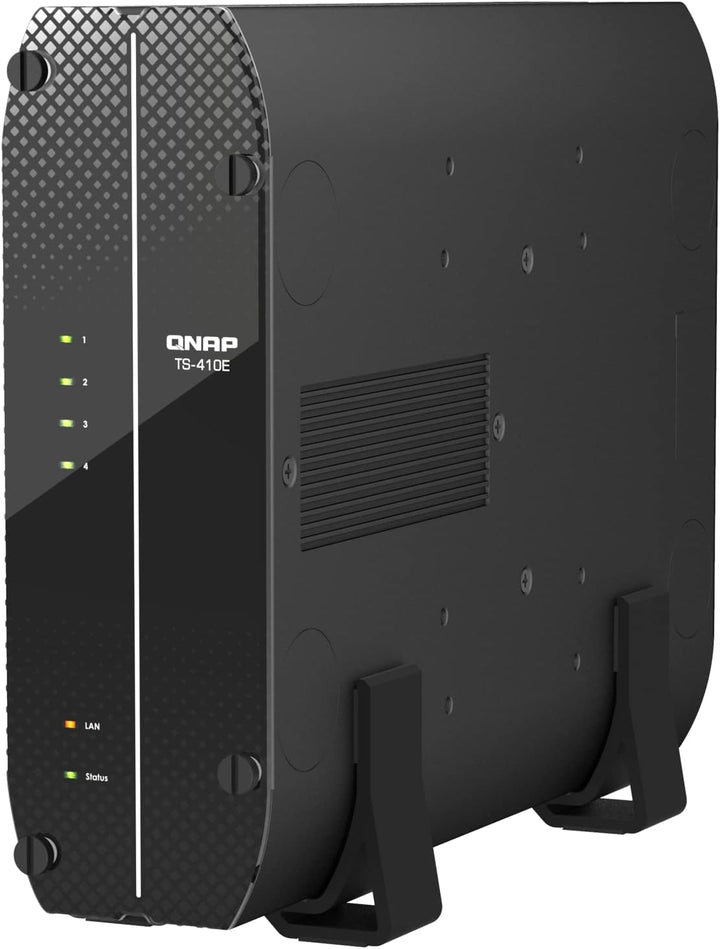 Qnap TS-410E NAS Tower Eingebauter Ethernet-Anschluss Schwarz J6412, TS-410E-8G