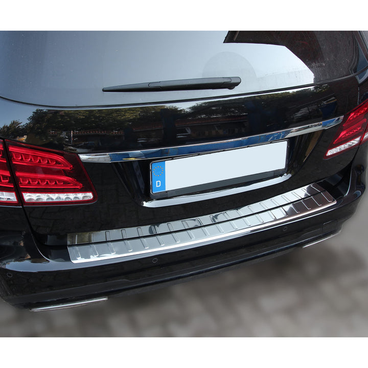 Recambo CT-LKS-1480 LADEKANTENSCHUTZ Edelstahl für Mercedes E-KLASSE S212 T-Modell | mit ABKANTUNG,