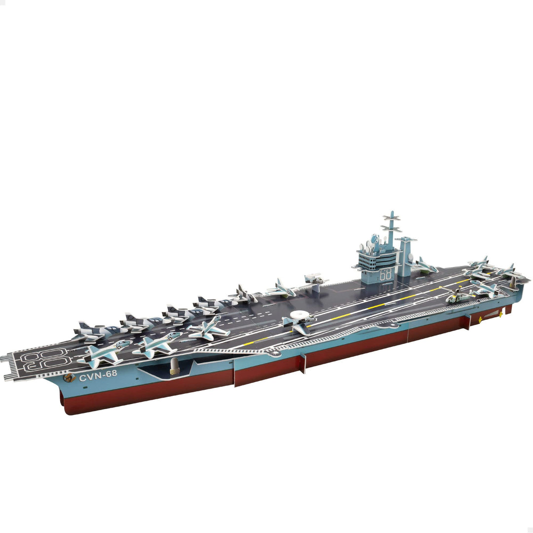 Colorbaby 49663-3D-Puzzle Flugzeugträger Nimitz USA 67 Teile CB Toys/Modellbausatz für Erwachsene un