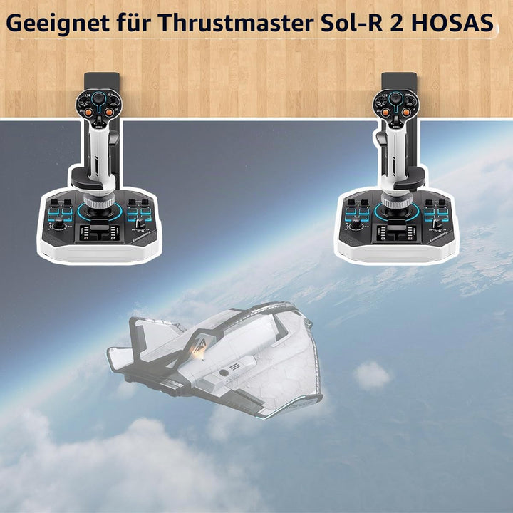 Desk Mount Compatible with Thrustmaster T - Flight Hotas One, T - Flight Hotas 4, T - Flight Hotas X