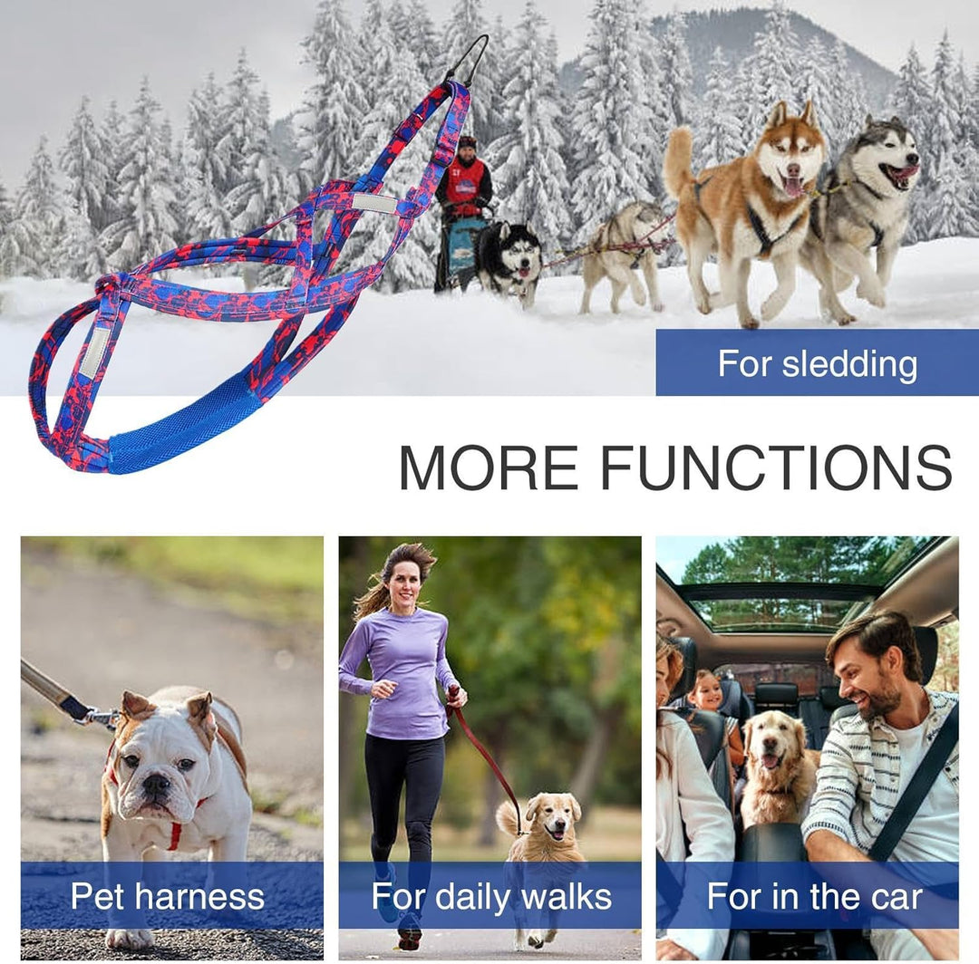 Zuggeschirr für Hunde - Welpengeschirr Verstellbares Reflektierendes Hundegeschirr - Atmungsaktives