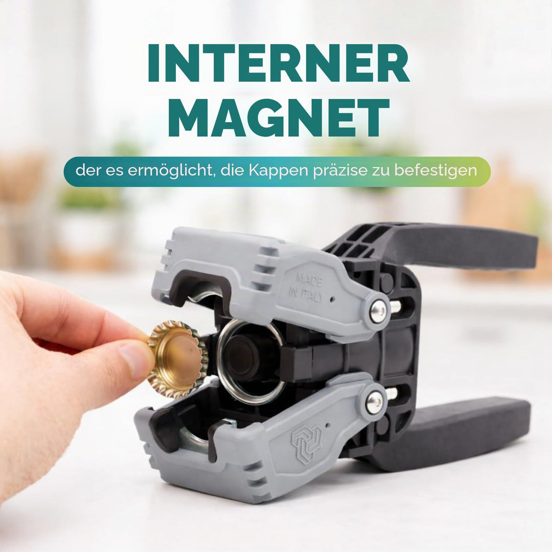 VIRSUS 1 Manueller Flaschen Verschliesser mit Dopppelhebel für Kronkorken Ø 26 mm Verschlussgerät fü