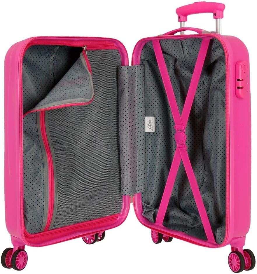 Disney Frozen Die Eiskönigin Dream of Magic Kabinenkoffer Rosa 37x55x20 cms Hartschalen ABS Kombinat