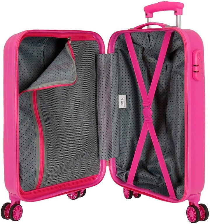 Disney Frozen Die Eiskönigin Dream of Magic Kabinenkoffer Rosa 37x55x20 cms Hartschalen ABS Kombinat