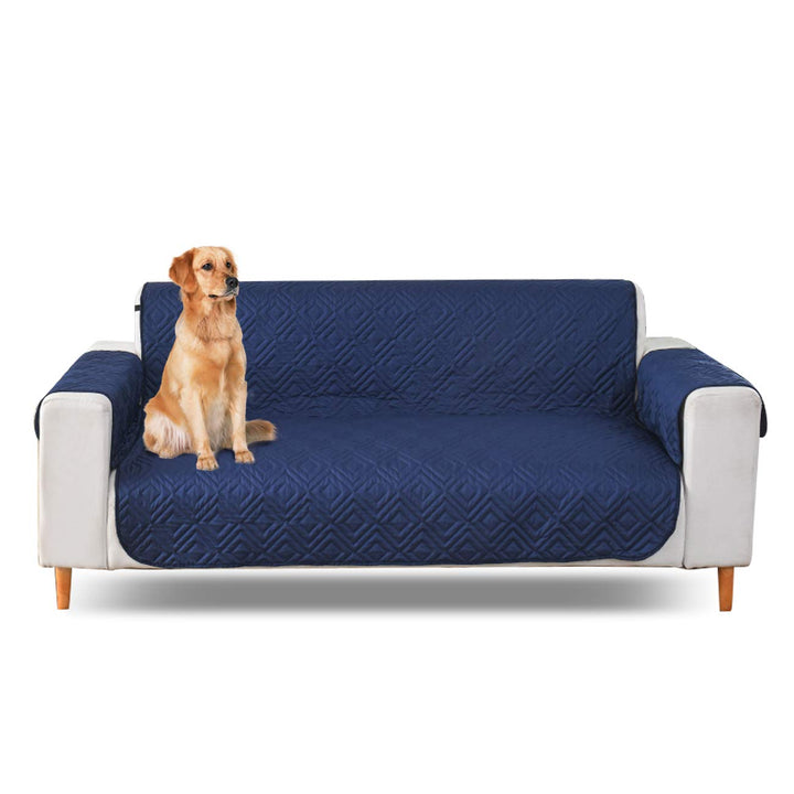 PETCUTE Sofabezug 2 Sitzer Sofabezüge Gesteppter Sofahussen Anti-Rutsch Möbelbeschützer sofaschoner