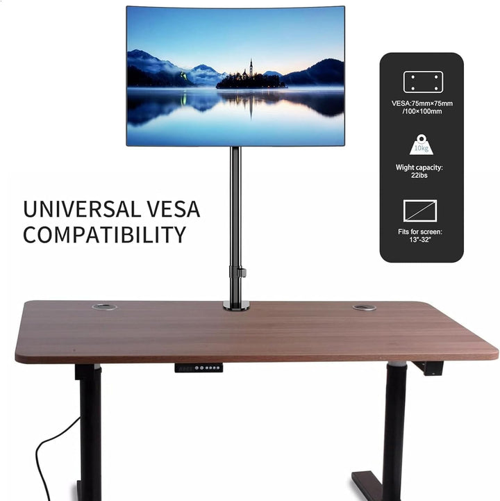 Pholiten Monitor Halterung, extra höhe 800mm Monitorhalterung, vollständig Verstellbarer höher Monit