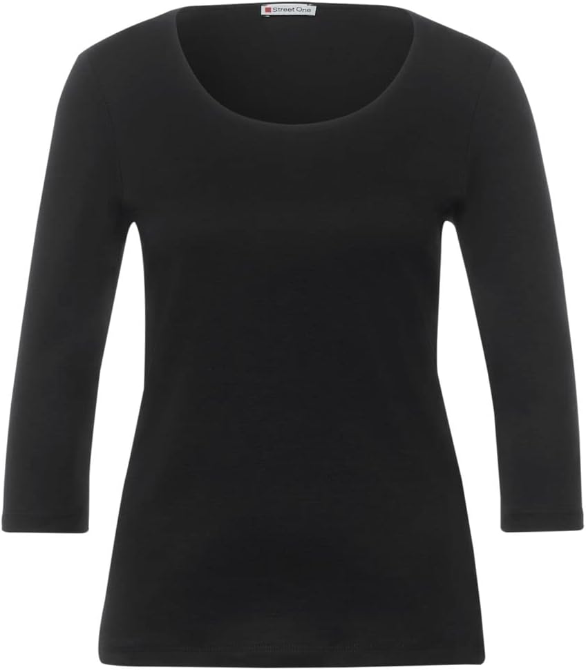 Street One Damen Style Pania T-Shirt 36 Schwarz Neu, 36 Schwarz Neu
