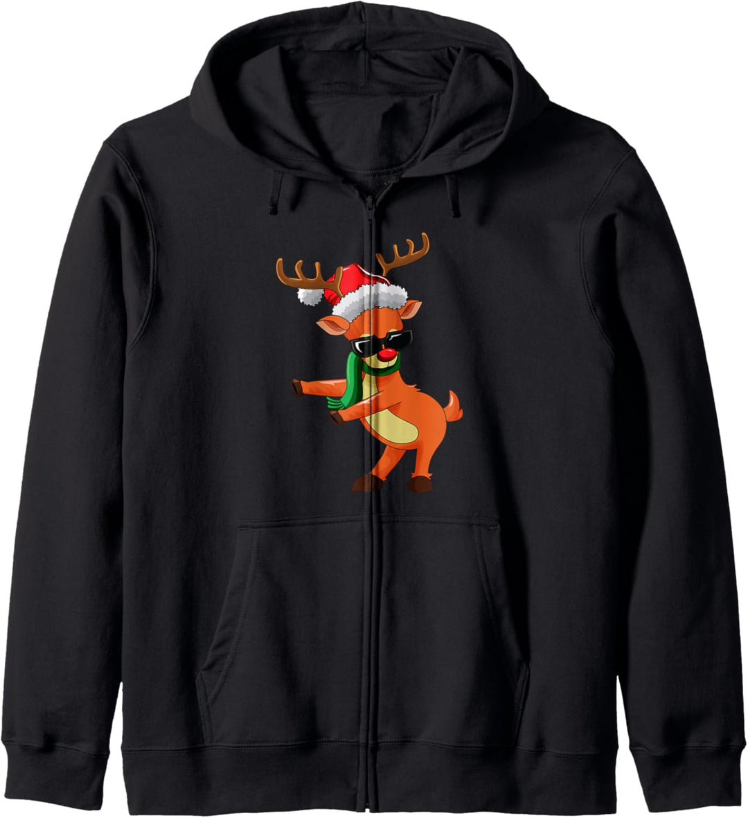 Christmas Reindeer Floss Like A Boss Boys Kids Xmas Flossing Kapuzenjacke