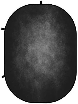 Kate Faltbarer Hintergrund Schwarzer 1,5x2m Klassischer Blauer Fotohintergrund Tragbar Faltenfrei Po