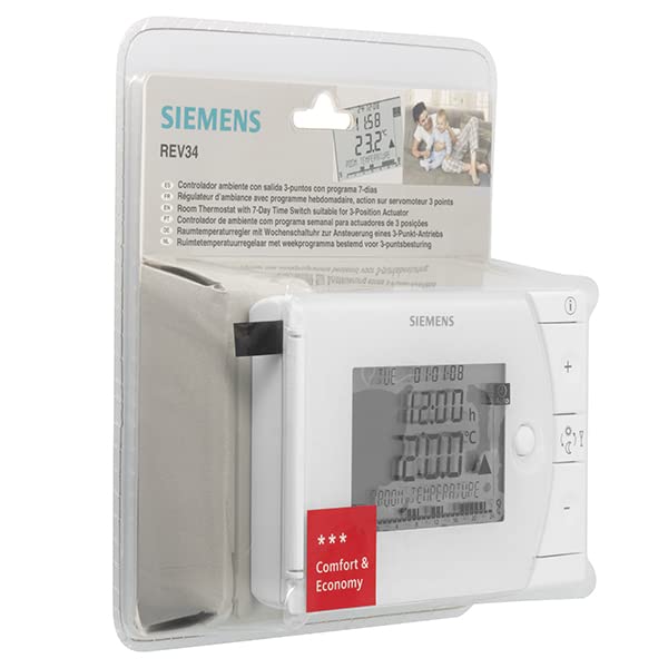 SIEMENS - REV34-XARaumthermostat mit Wochenschaltuhr