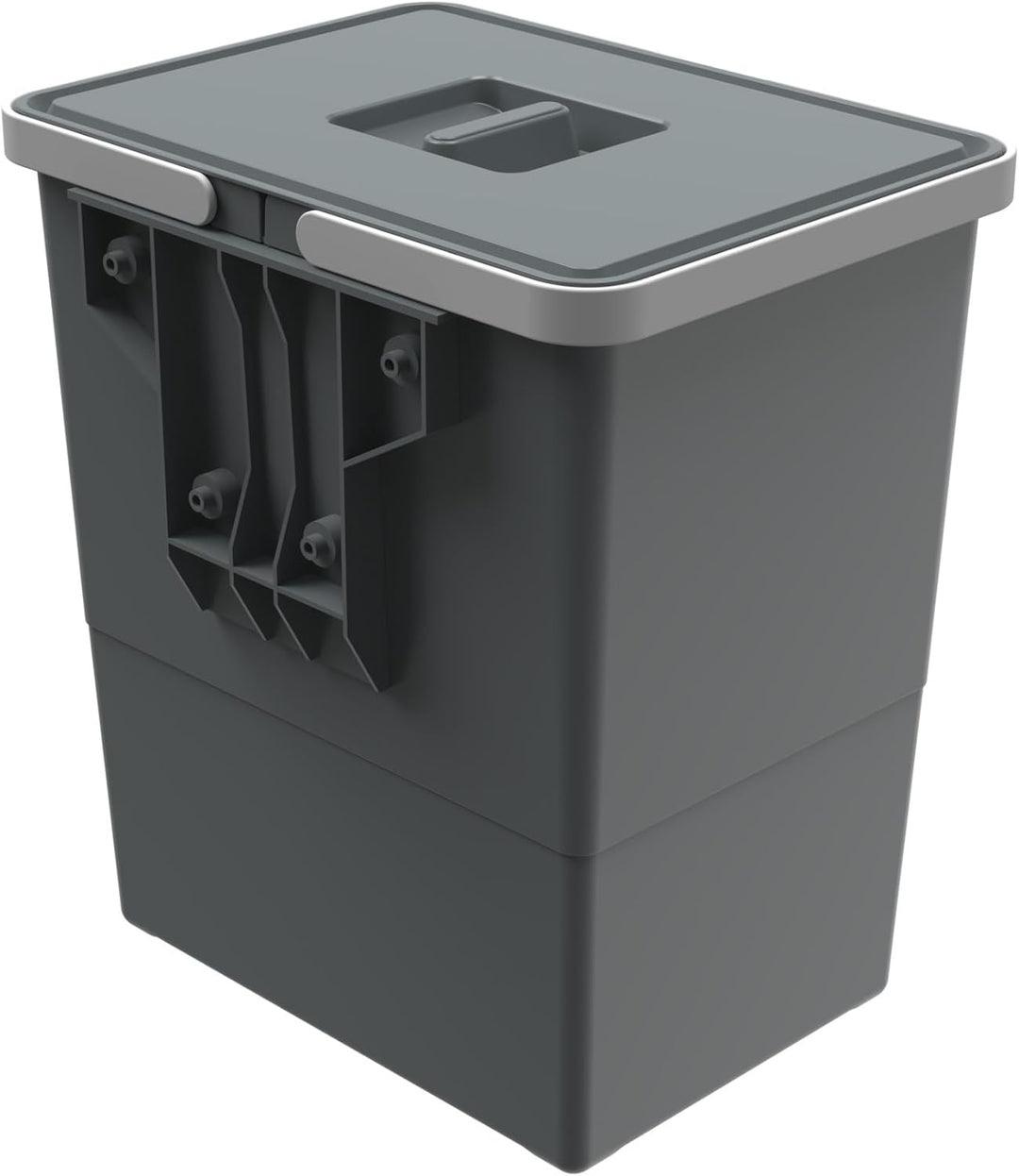 Elletipi Easy 2.0 PBD SP SG34 Mülleimer aus recyceltem Kunststoff, für jeden Raum, Fassungsvermögen