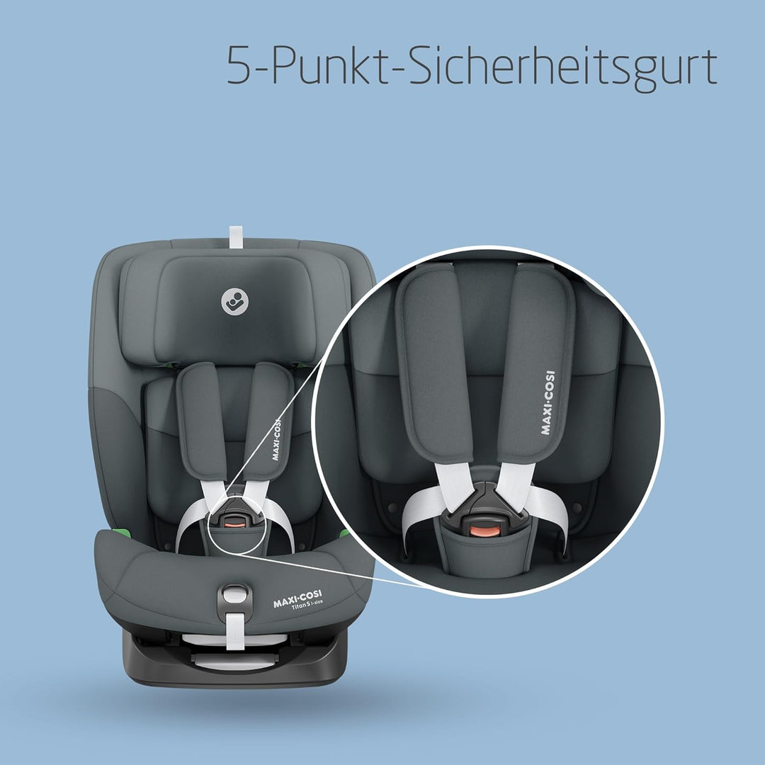 Maxi-Cosi Titan S i-Size, Child Car Seat, 15 months-12 years (76-150cm), ISOFIX Car Seat, 5 Recline