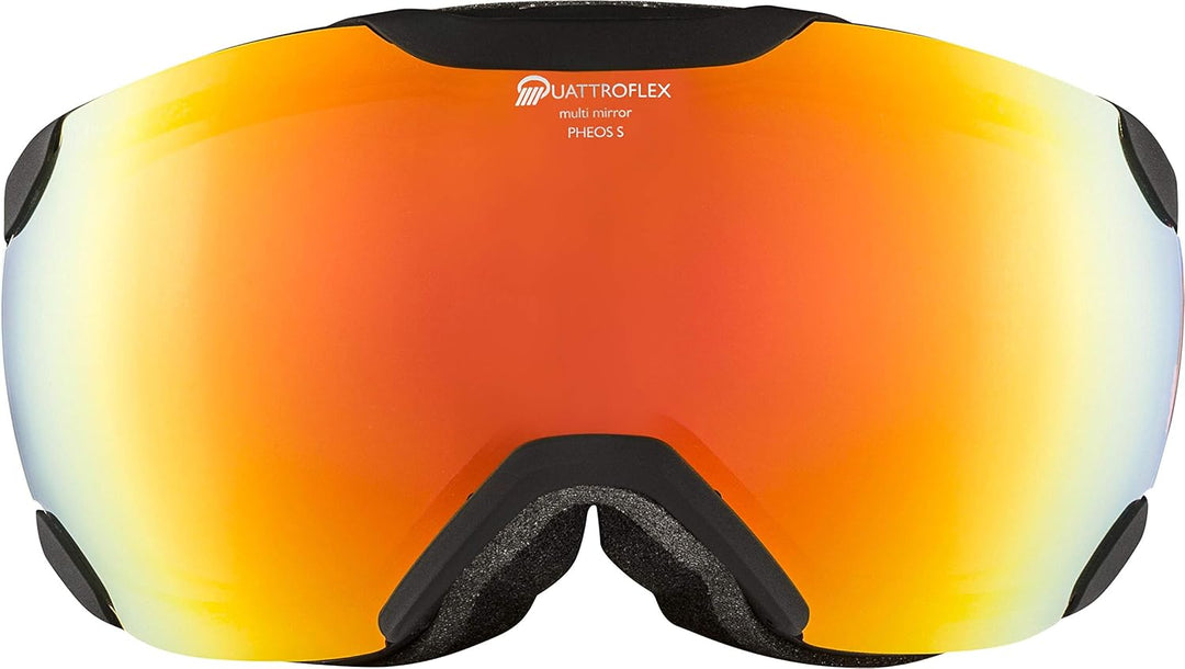 ALPINA Unisex - Erwachsene Skibrille Skibrille (1er Pack) Einheitsgrösse black matt, Einheitsgrösse