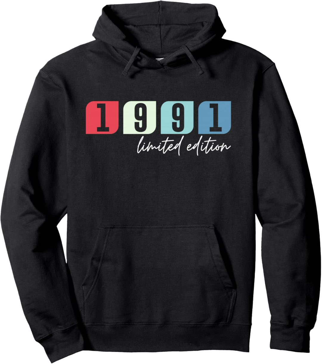 33. Geburtstag Mann Frau 33 Jahre 1991 Deko Lustig Geschenk Pullover Hoodie