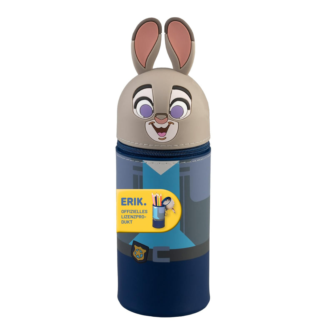 Grupo Erik Mäppchen Disney Zoomania Judy Hopps 1 Fach - Stift Etui Schule - Federmäppchen Mädchen Sc