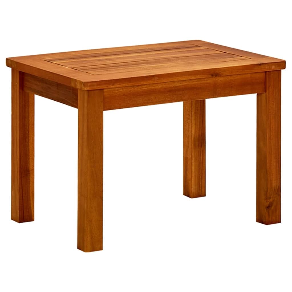 vidaXL Akazienholz Massiv Garten Couchtisch Gartentisch Beistelltisch Balkontisch Holztisch Teetisch
