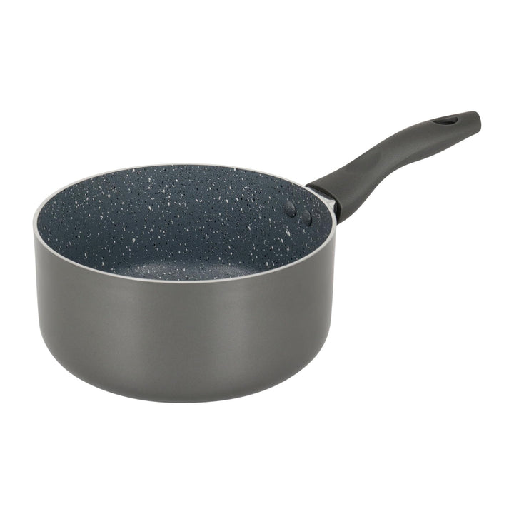 Crealys 539348 Aluminium-Kasserolle Autan Ø 18 cm, Höhe 8,5 cm – gesunde Antihaftbeschichtung aus Ke