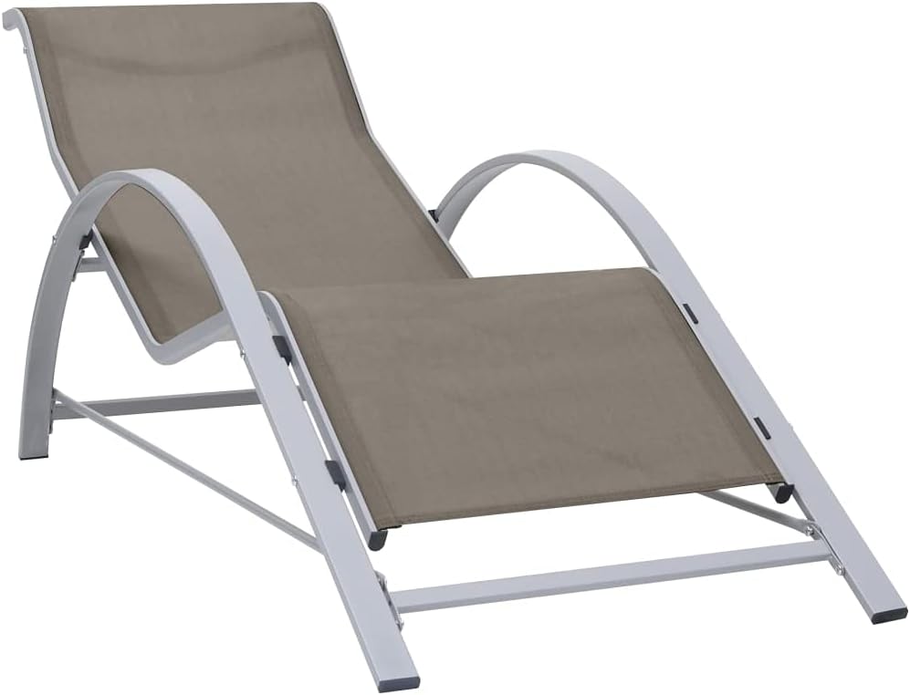 vidaXL 2X Sonnenliege mit Tisch Gartenliege Relaxliege Liege Gartenmöbel Liegestuhl Strandliege Frei