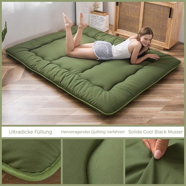 MAXYOYO Klappmatratze Futon Matratze Bodenmatratze Gepolsterte Japanische Tatami Gesteppte Bett, Dic