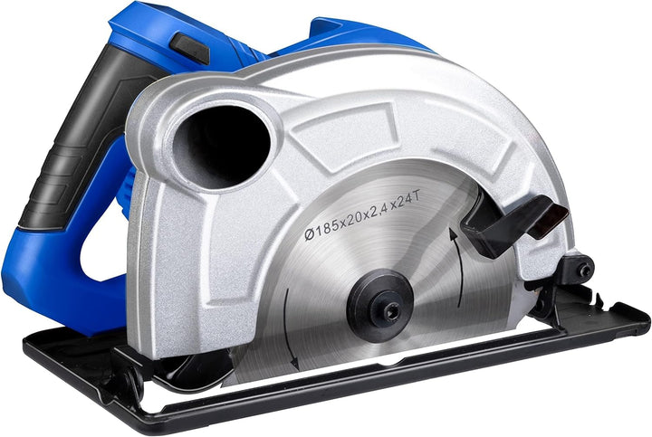 Kinzo Kreissäge - 230V - Blau - mit Parallelführung - Laminatschneider