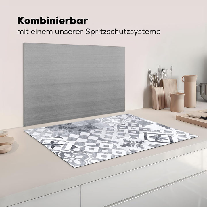Herdabdeckplatte Einteilig 80x52 cm Küche Ceranfeld Abdeckplatte Cerankochfeld Abdeckung Induktionsk