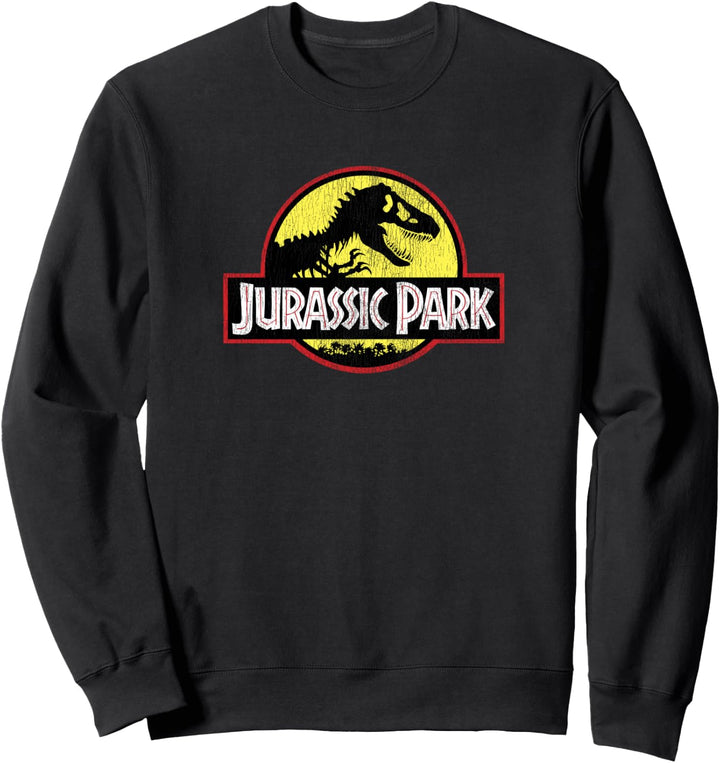 Jurassic Park Classic Logo Distressed Sweatshirt