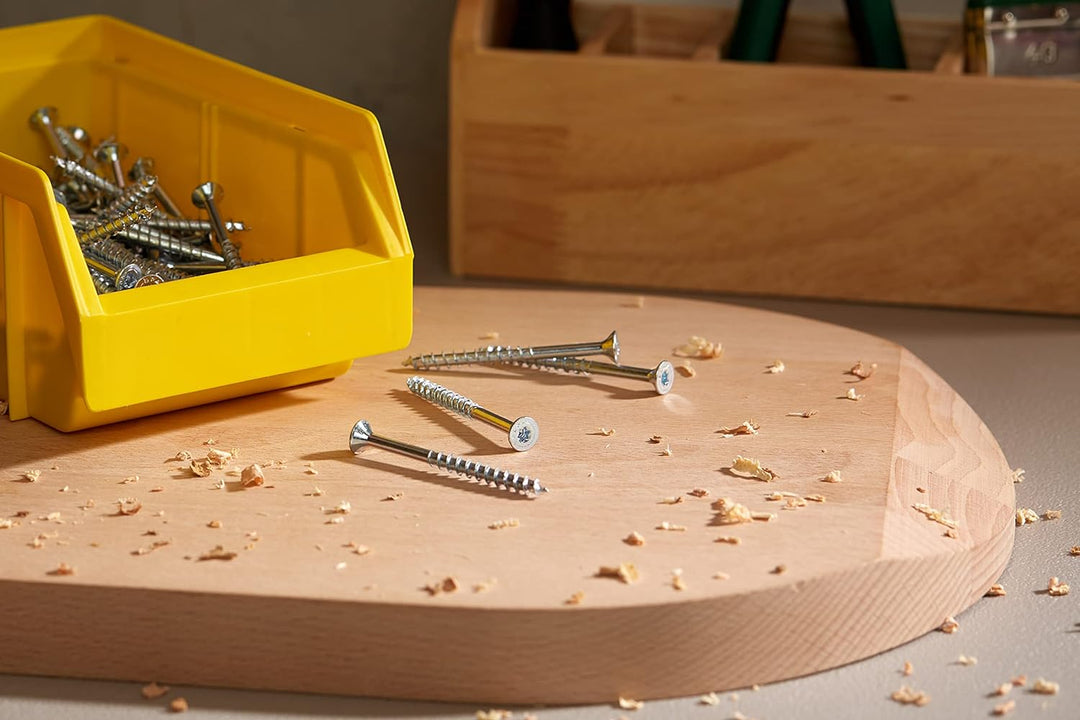 SPAX Universalschraube, 5,0 x 60 mm, 500 Stück, T-STAR plus, Senkkopf, Teilgewinde, 4CUT, WIROX A3J,
