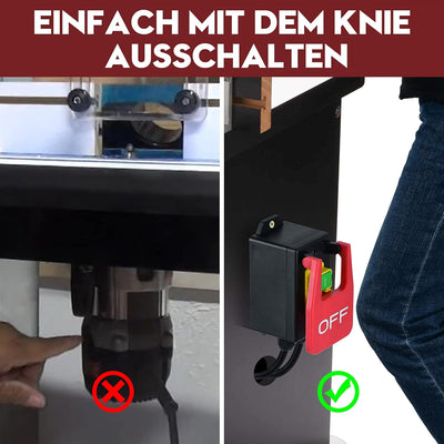 220V Einphasige Ein Aus Schalter, Briidea Sicherheitsschalter Nullspannungsschalter mit Steckdose, M