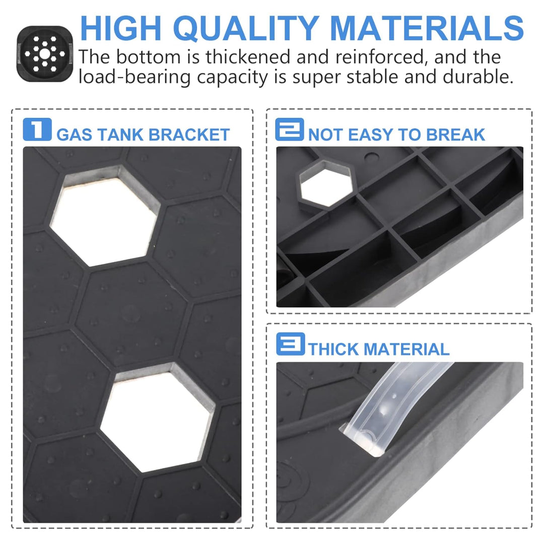 BESTonZON Gasbeh?lter Fach Gasflasche Basis Propan Tank Feste Tablett Unterst¨¹tzung Gas Tank Gas Ta