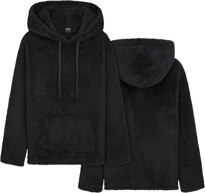 CityComfort Pullover Kinder - Flauschiger Hoodie Kinder, Fleece Kapuzenpulli - Fleece Loungewear Kap